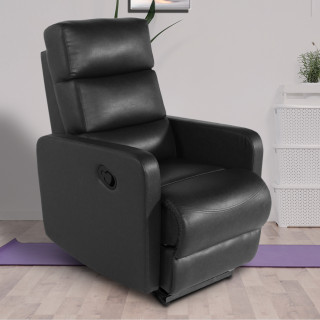 Single Seater Recliner Sofa - 220 (Black)