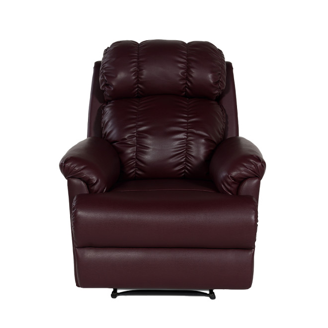 Single Seater Recliner Sofa - 369 (Burgundy)