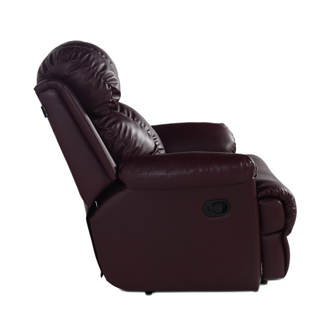 Single Seater Recliner Sofa - 369 (Burgundy)
