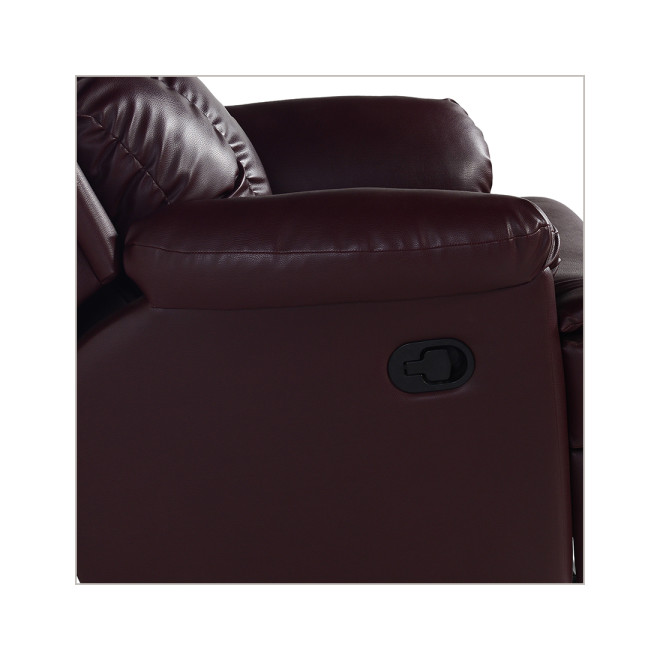 Single Seater Recliner Sofa - 369 (Burgundy)