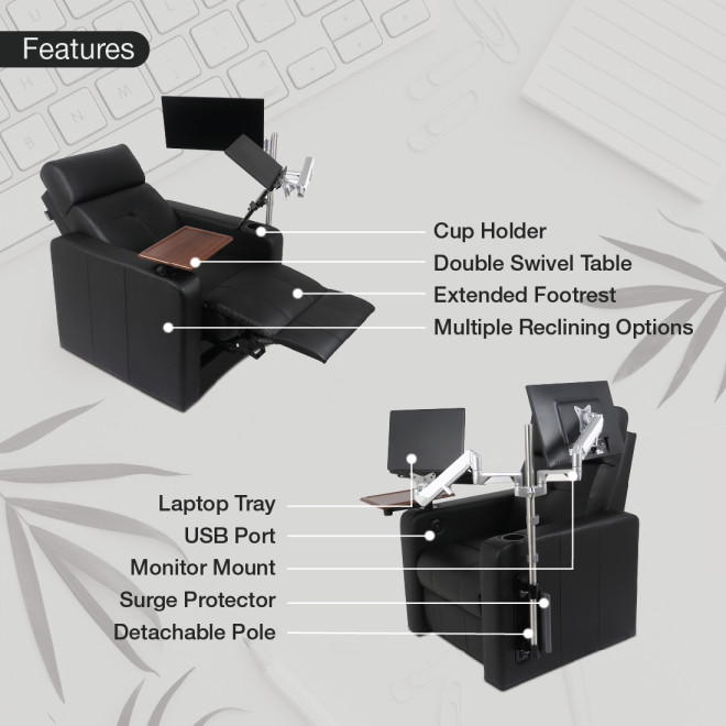 Work From Home Recliner - Zuum Ergo (Black)