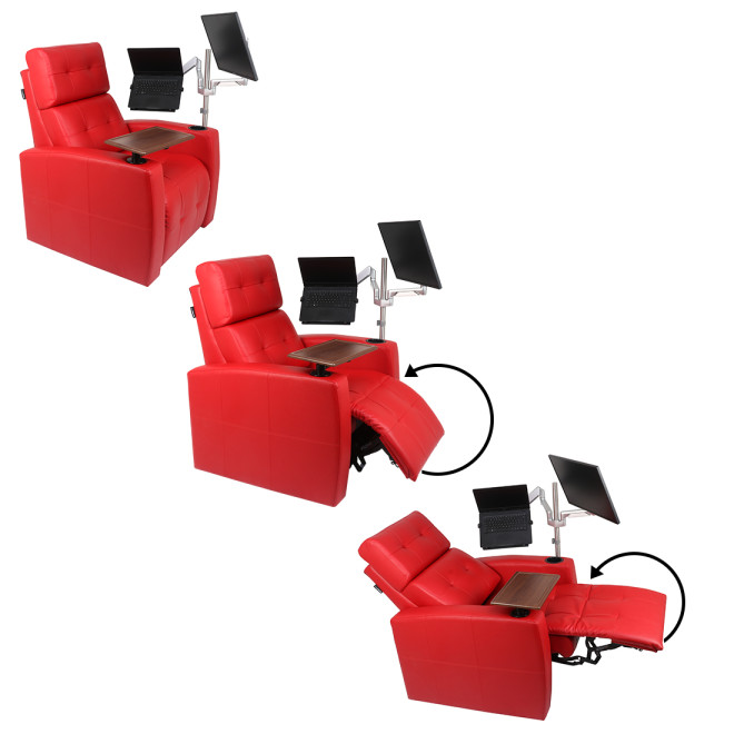 Work From Home Recliner - Flix (Red)