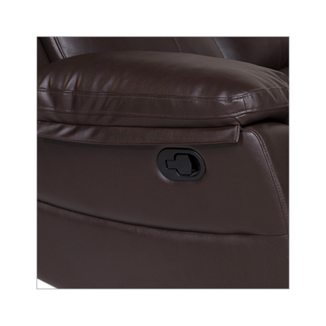 Three Seater Recliner Sofa - Lazino (Brown)