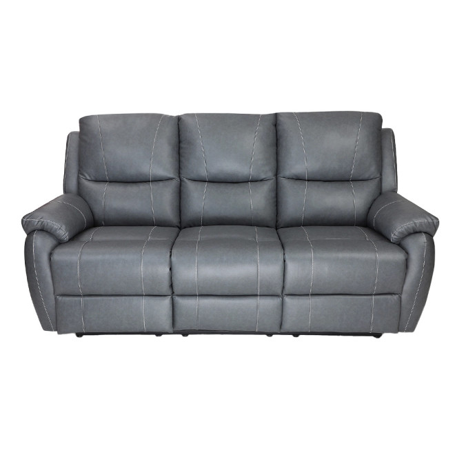 Three Seater Recliner Sofa - Lite (Grey)