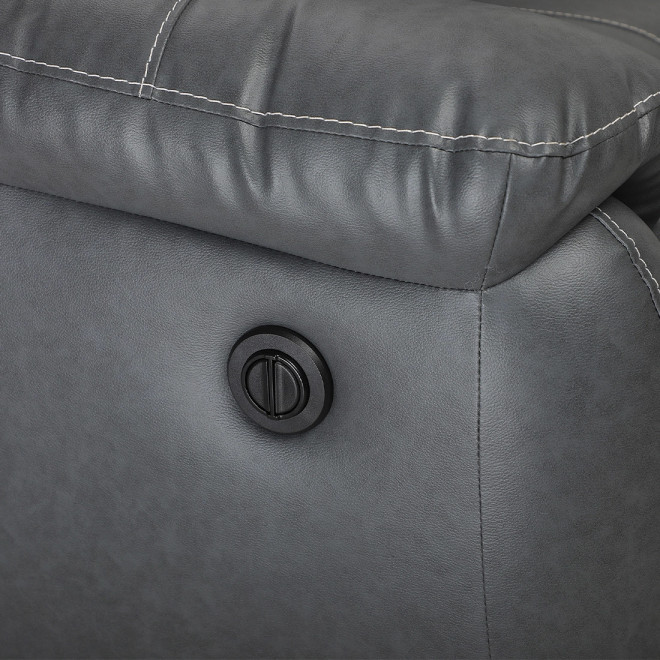 Three Seater Recliner Sofa - Lite (Grey)