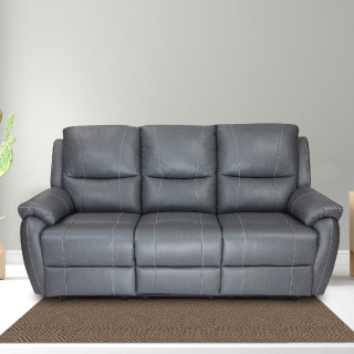 Three Seater Recliner Sofa - Lite (Grey)