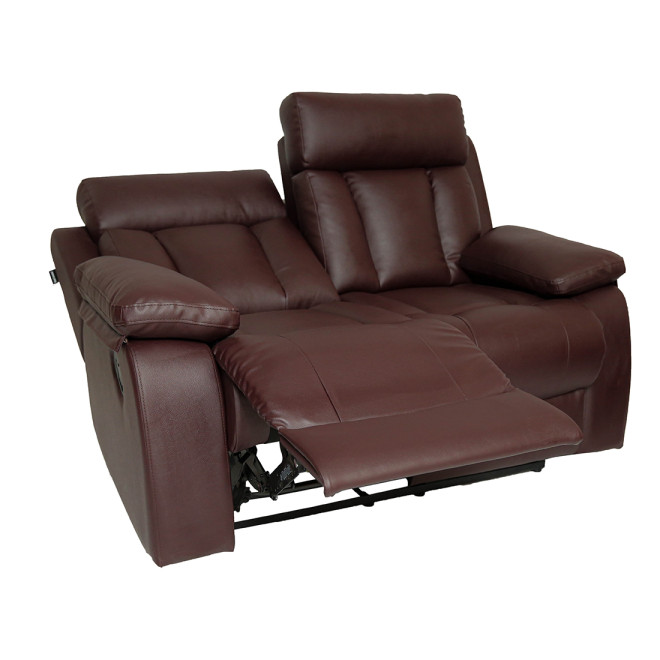 Two Seater Recliner Sofa - Magna (Brown)