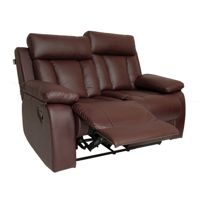 Two Seater Recliner Sofa - Magna (Brown)
