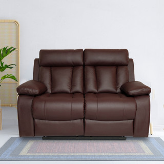 Two Seater Recliner Sofa - Magna (Brown)