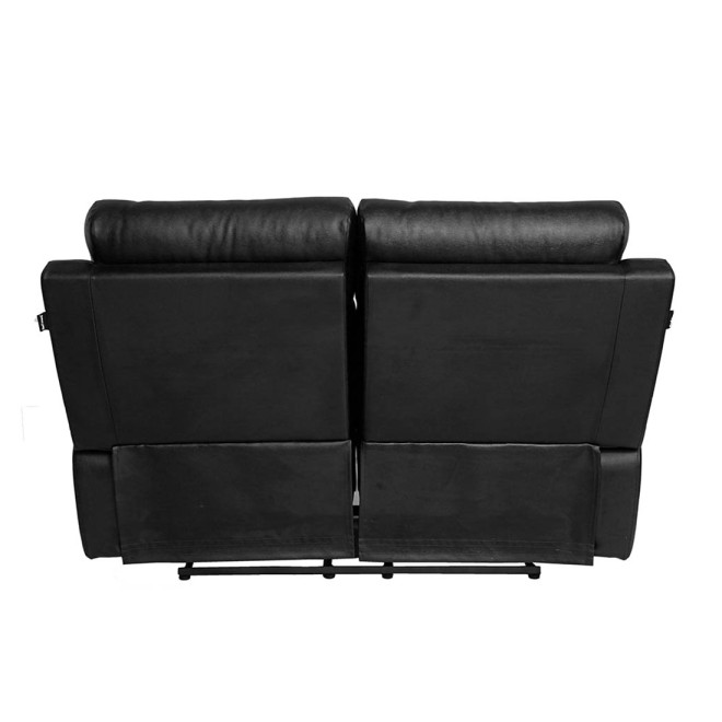 Two Seater Recliner Sofa - Magna (Black)
