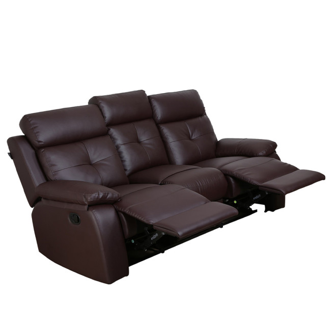 Three Seater Recliner Sofa - Ohio (Brown)
