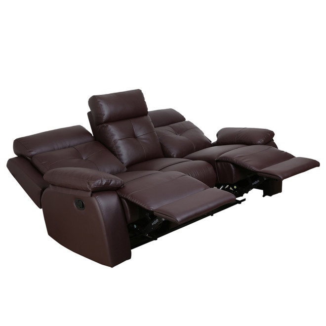Three Seater Recliner Sofa - Ohio (Brown)