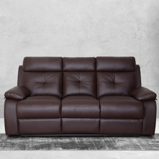 Three Seater Recliner Sofa - Ohio (Brown)