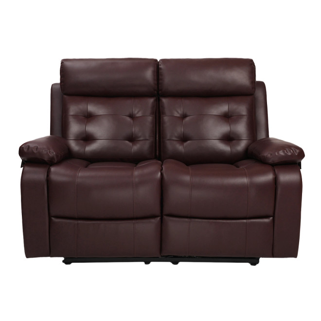 Two Seater Recliner Sofa - Tango (Cherry Two Tone)