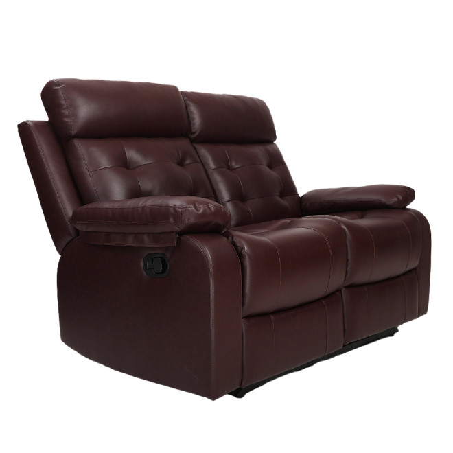 Two Seater Recliner Sofa - Tango (Cherry Two Tone)